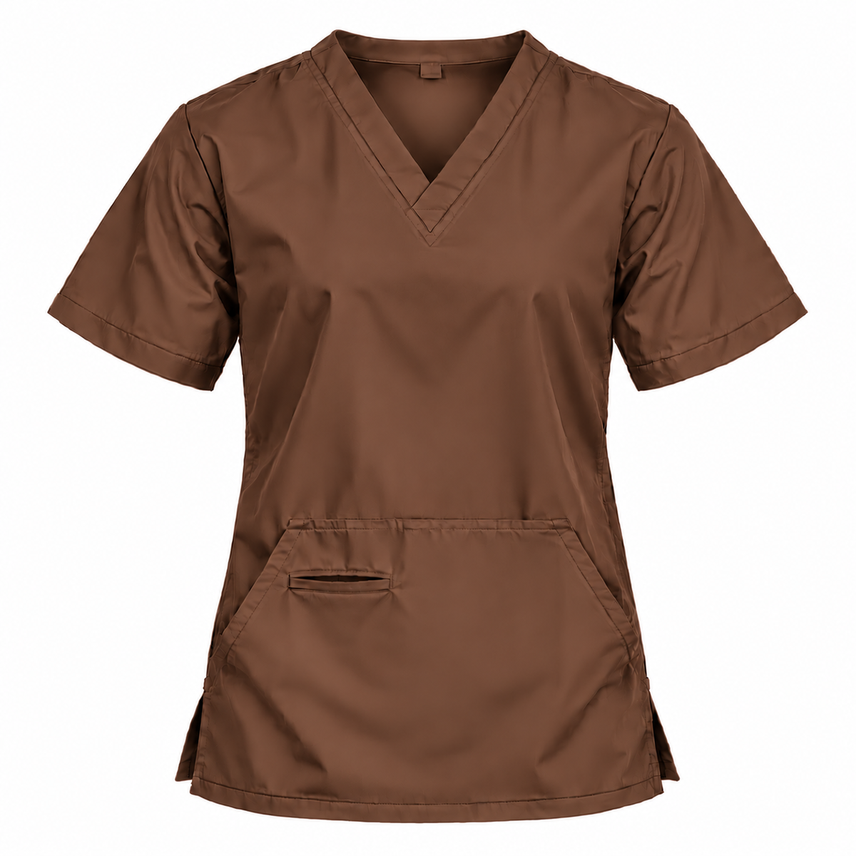Pouch Pocket Scrub Top Men