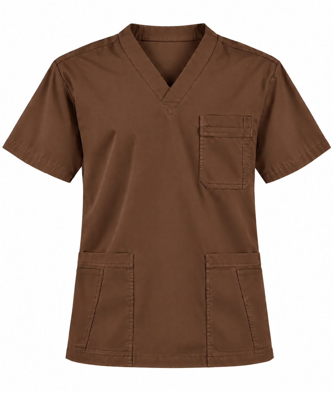 Basic V-Neck Scrub Top Men