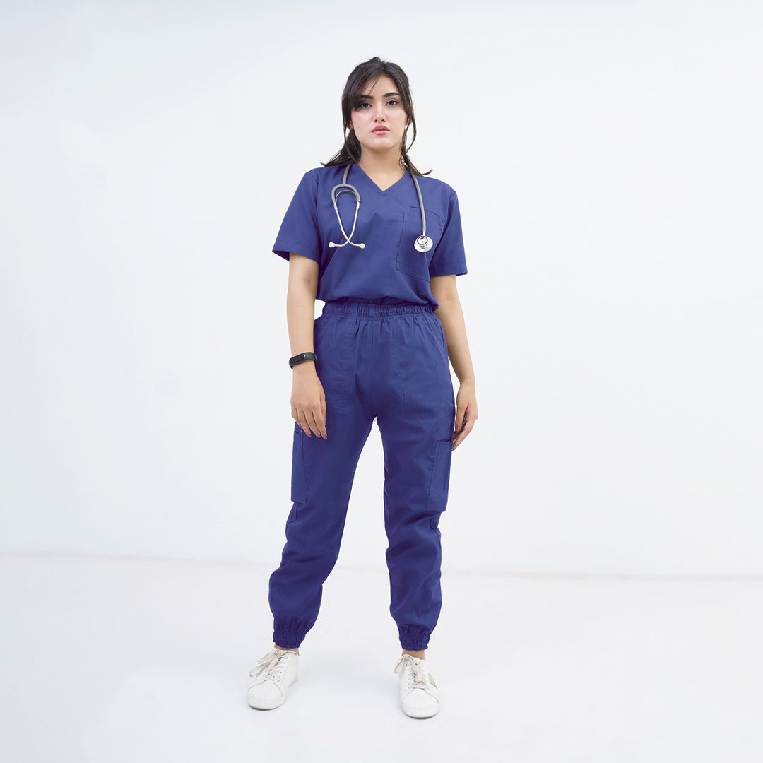 Women's Two-Pocket Medical Scrub Set
