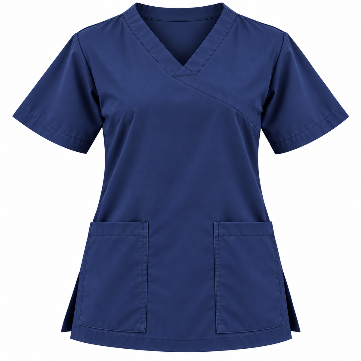 Extended V Neckline Scrub Top