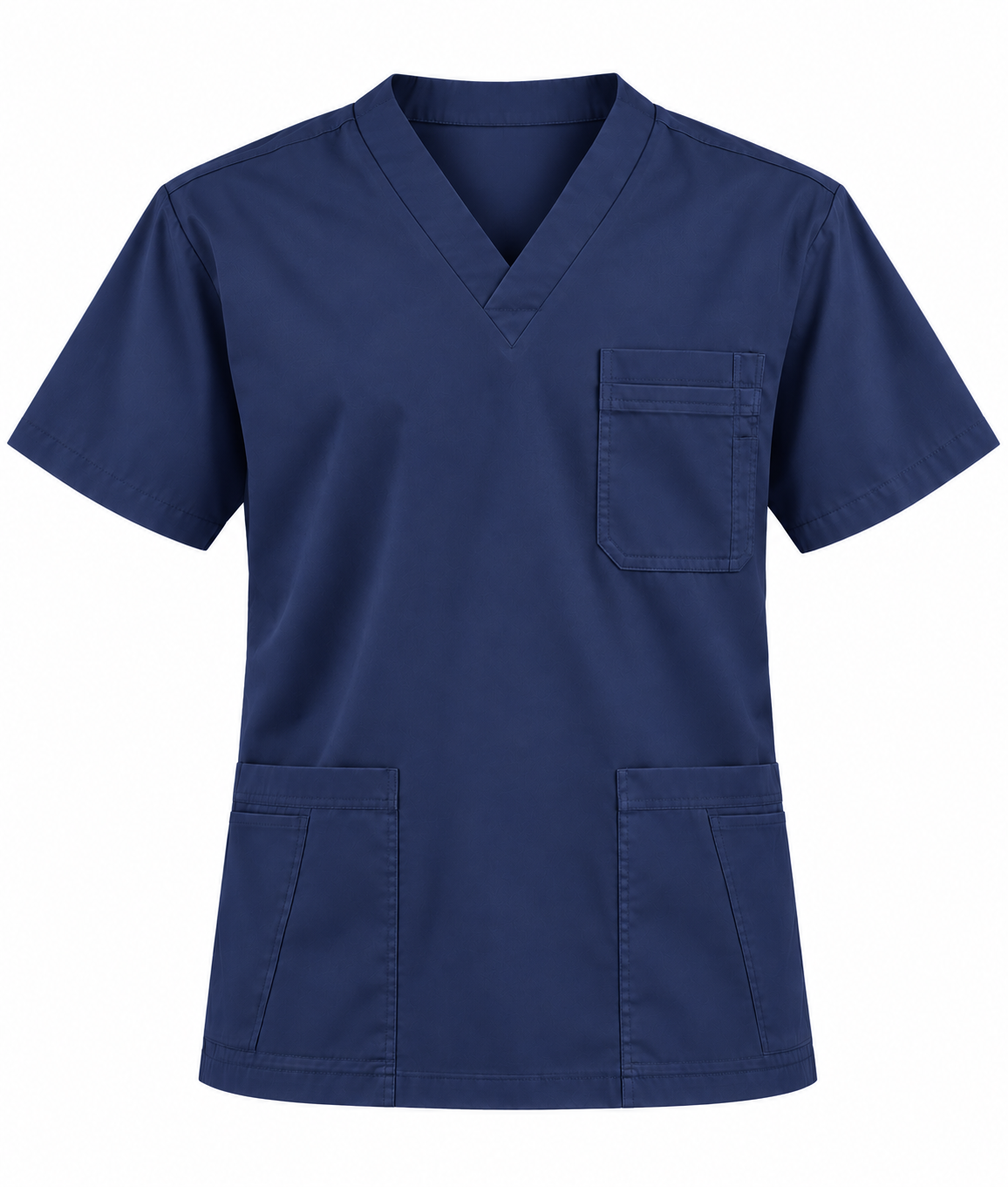 Basic V-Neck Scrub Top Men