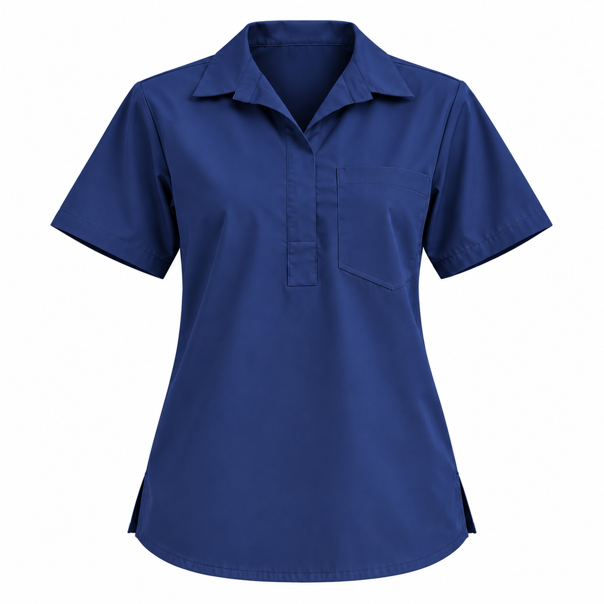 Femme Collar Scrub Top
