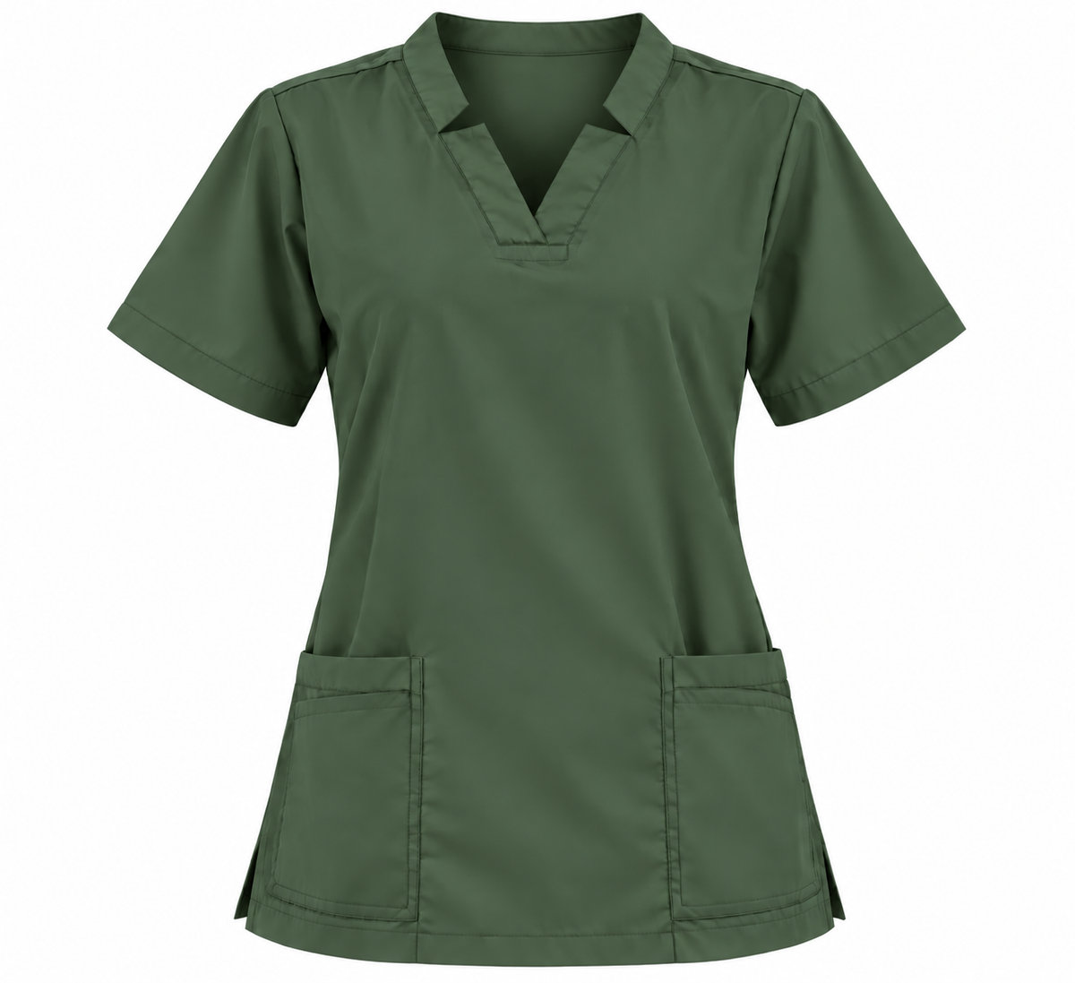 V Cut Neckline Scrub Top