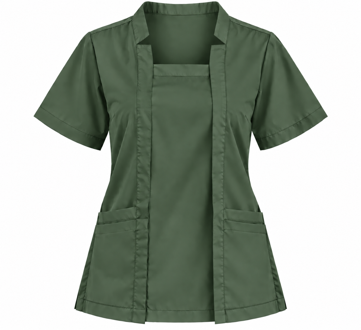 V Cut Panel Scrub Top