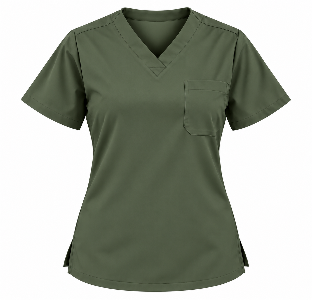 Classic One Pocket Scrub Top