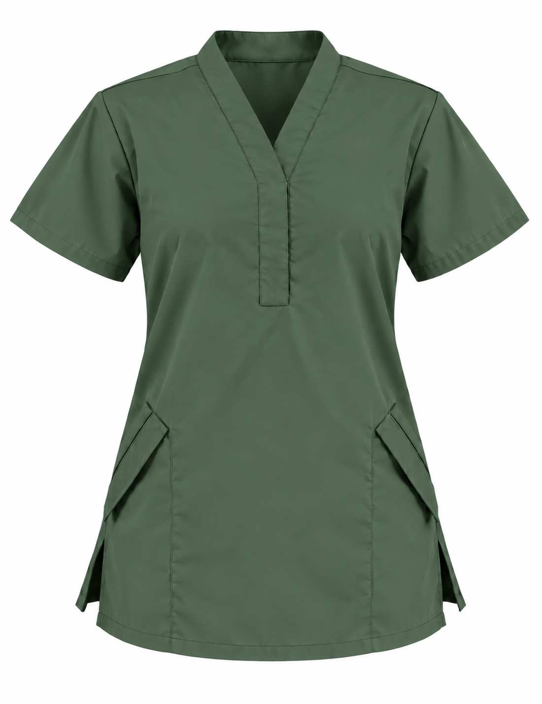 Slash Pocket Scrub Top
