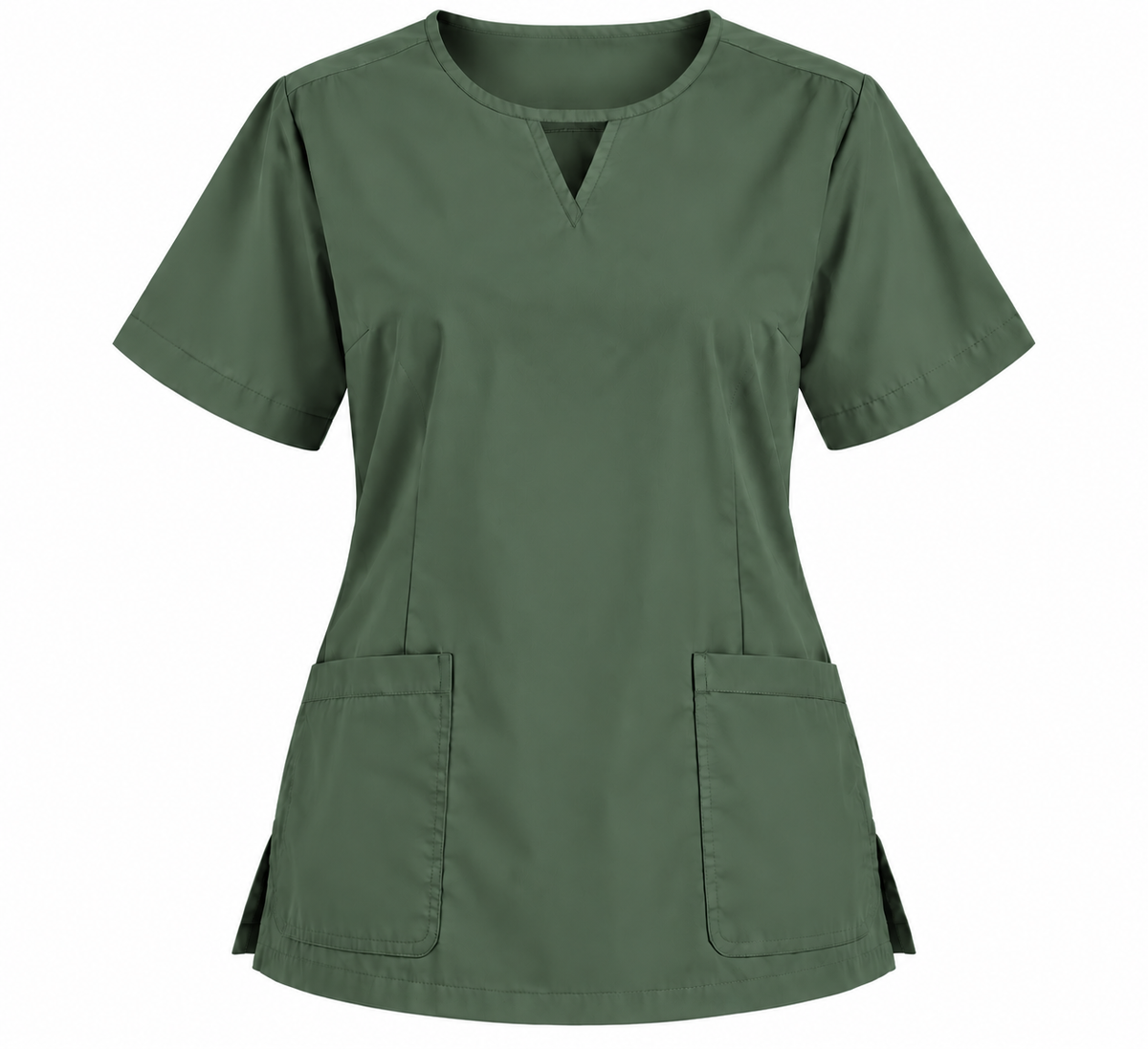 Key Neck Scrub Top