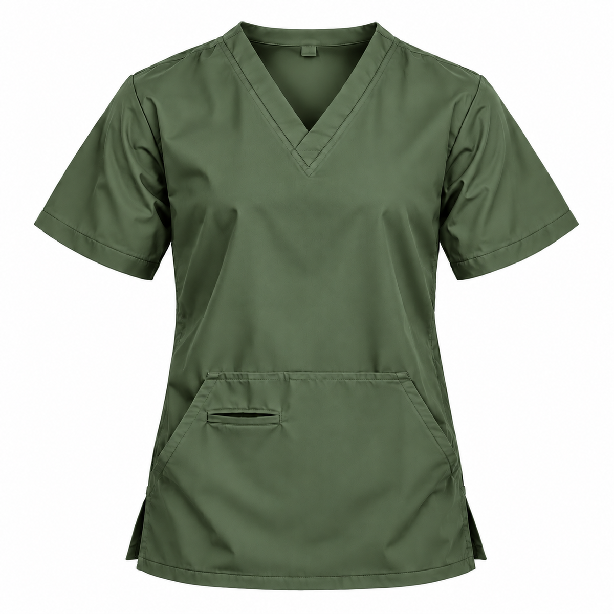 Pouch Pocket Scrub Top Men
