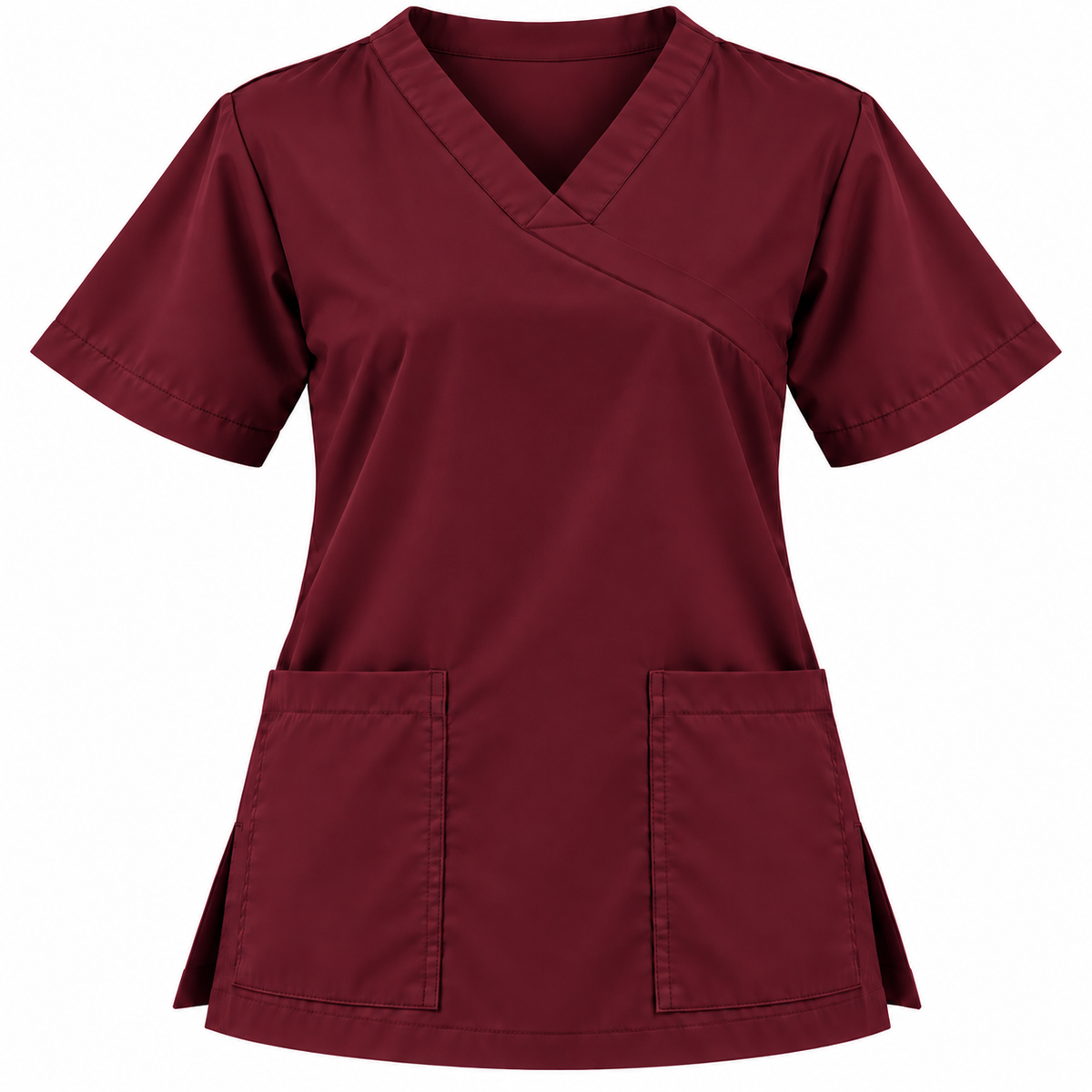 Extended V Neckline Scrub Top