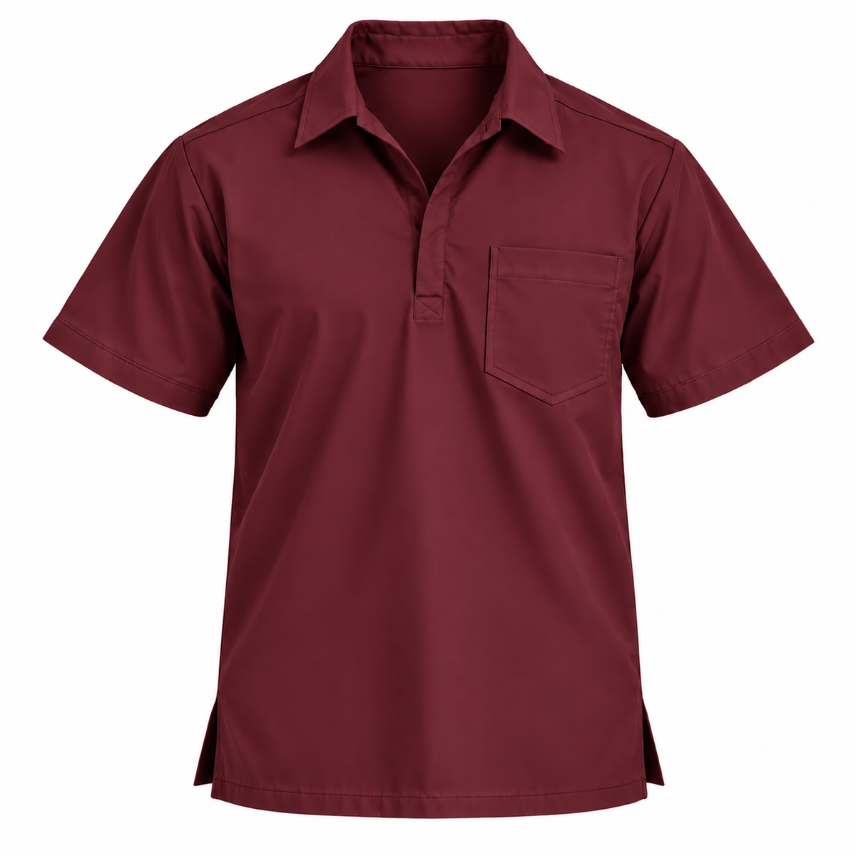 Urban Collar Scrub Top Men