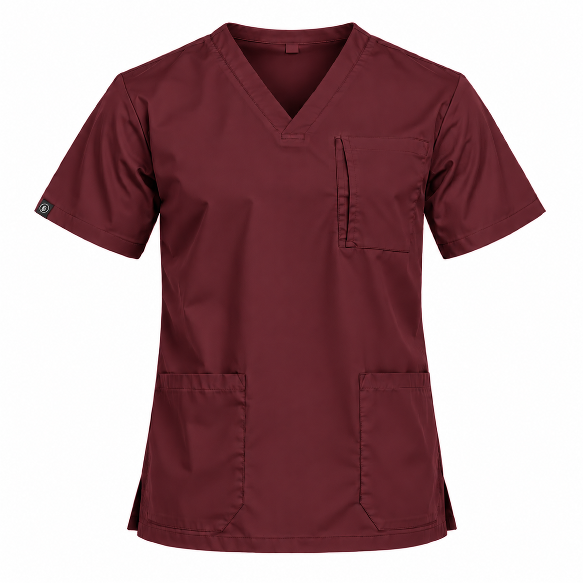 Tri Pocket Zip Scrub Top Men