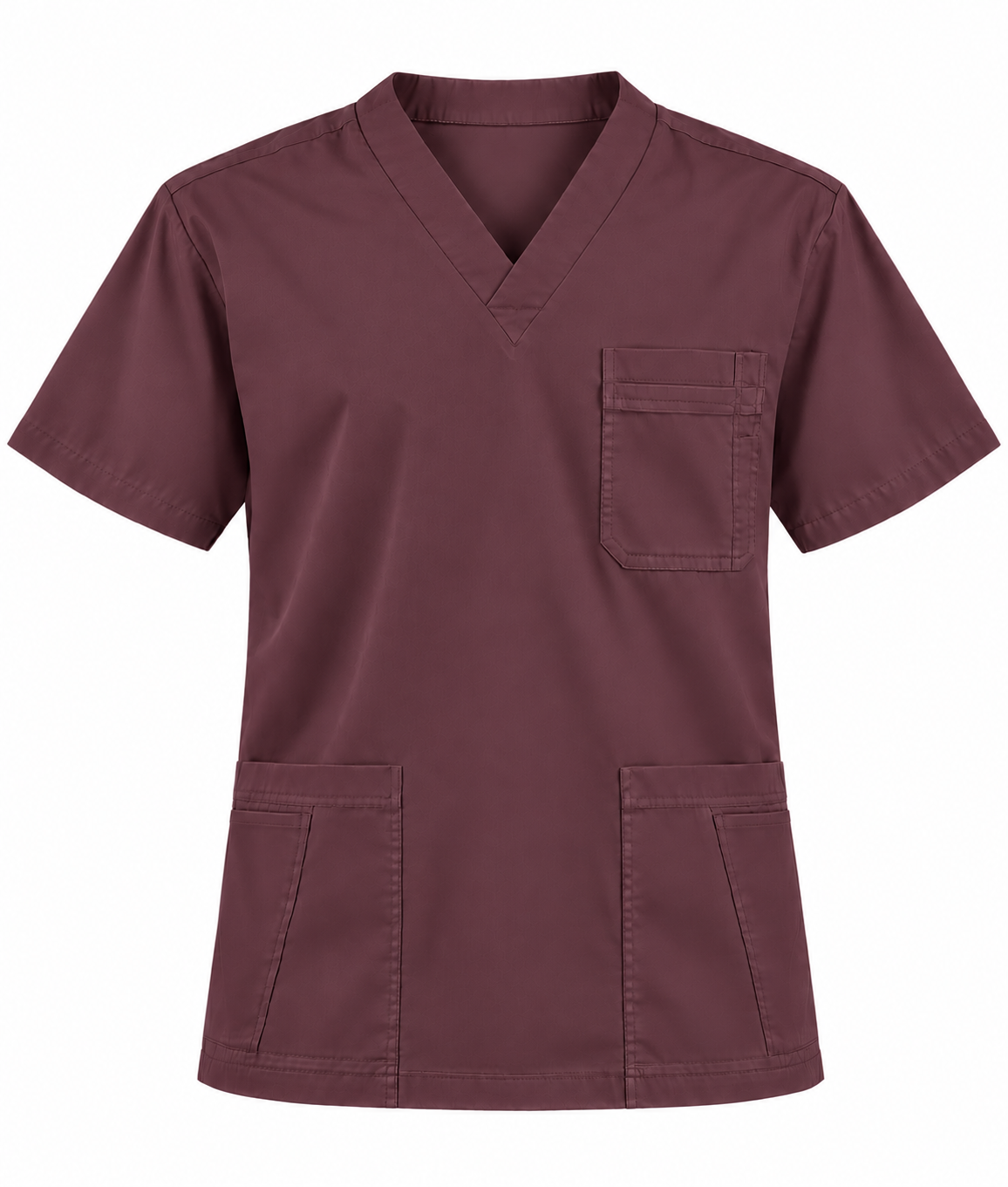 Basic V-Neck Scrub Top Men