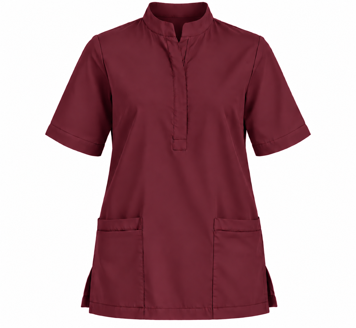 Placket Zip Scrub Top