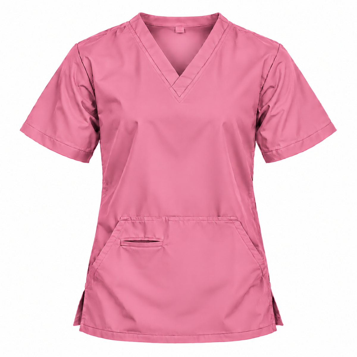 Pouch Pocket Scrub Top Men
