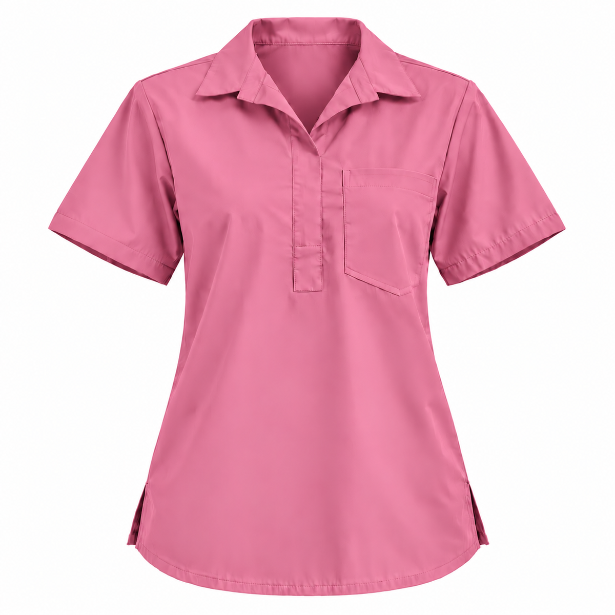 Femme Collar Scrub Top