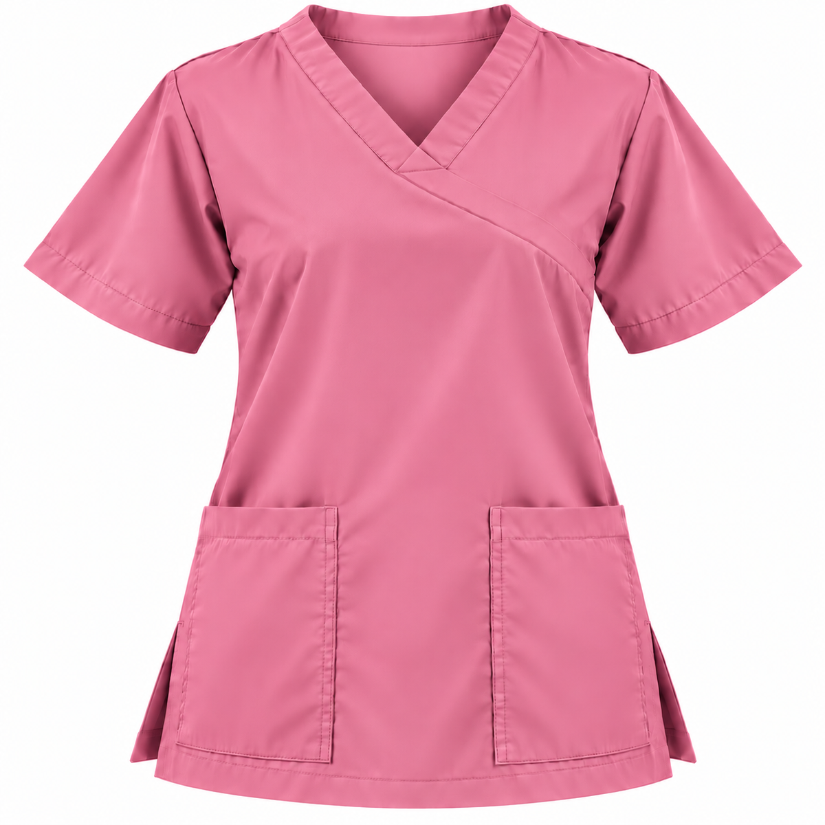 Extended V Neckline Scrub Top