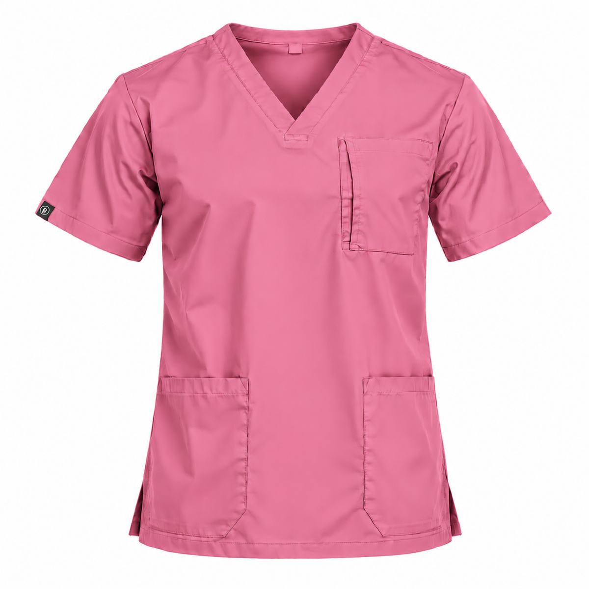 Tri Pocket Zip Scrub Top Men