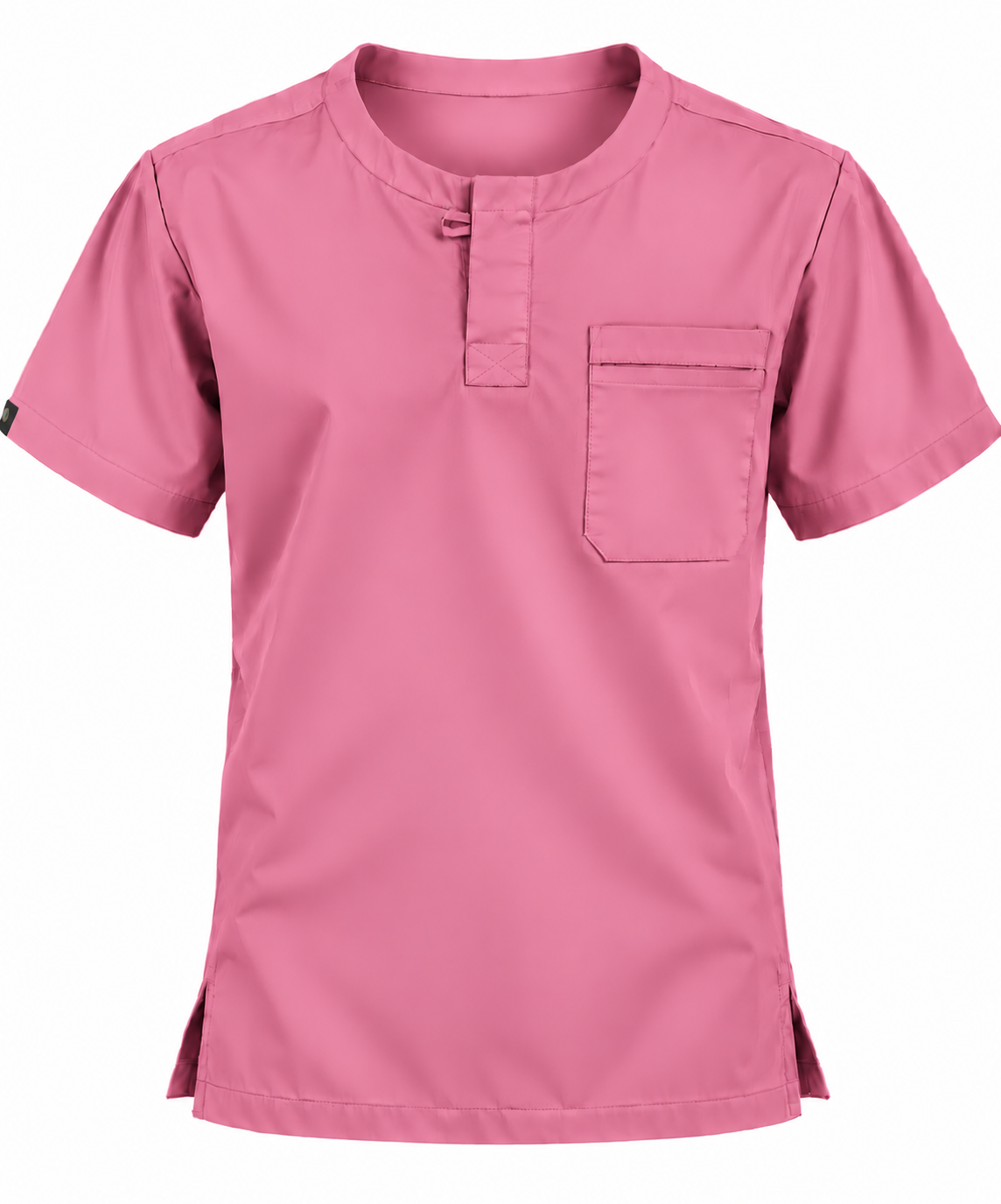 Front Placket Scrub Top Men
