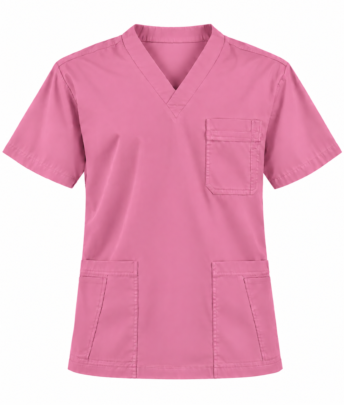 Basic V-Neck Scrub Top Men