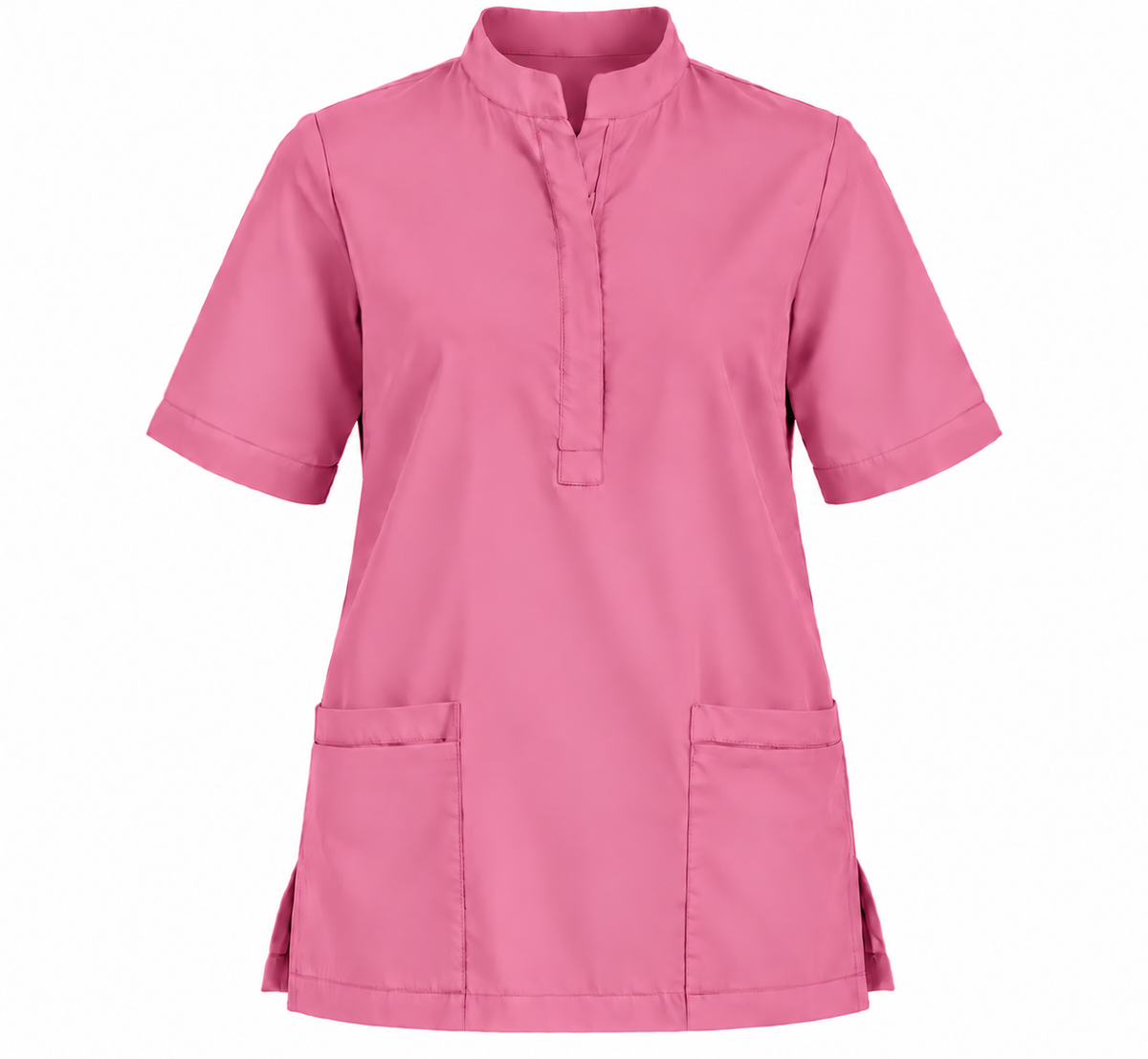 Placket Zip Scrub Top