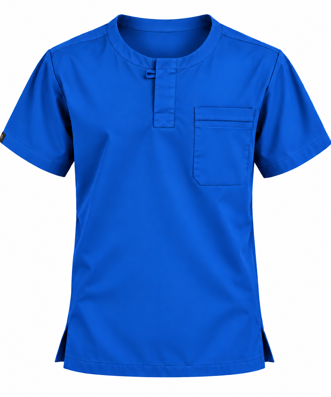 Front Placket Scrub Top Men