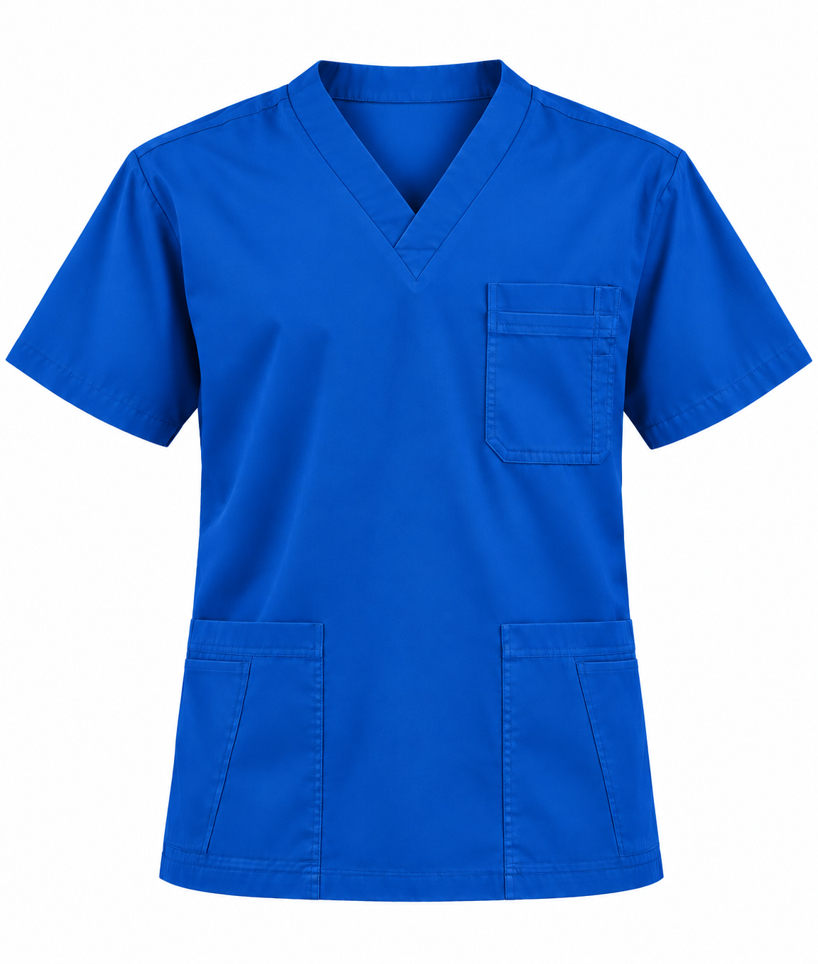 Basic V-Neck Scrub Top Men