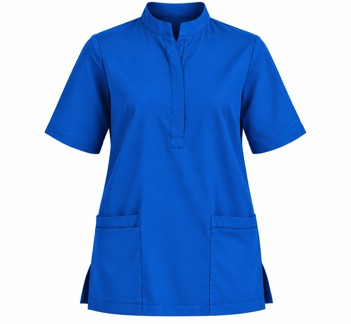 Placket Zip Scrub Top