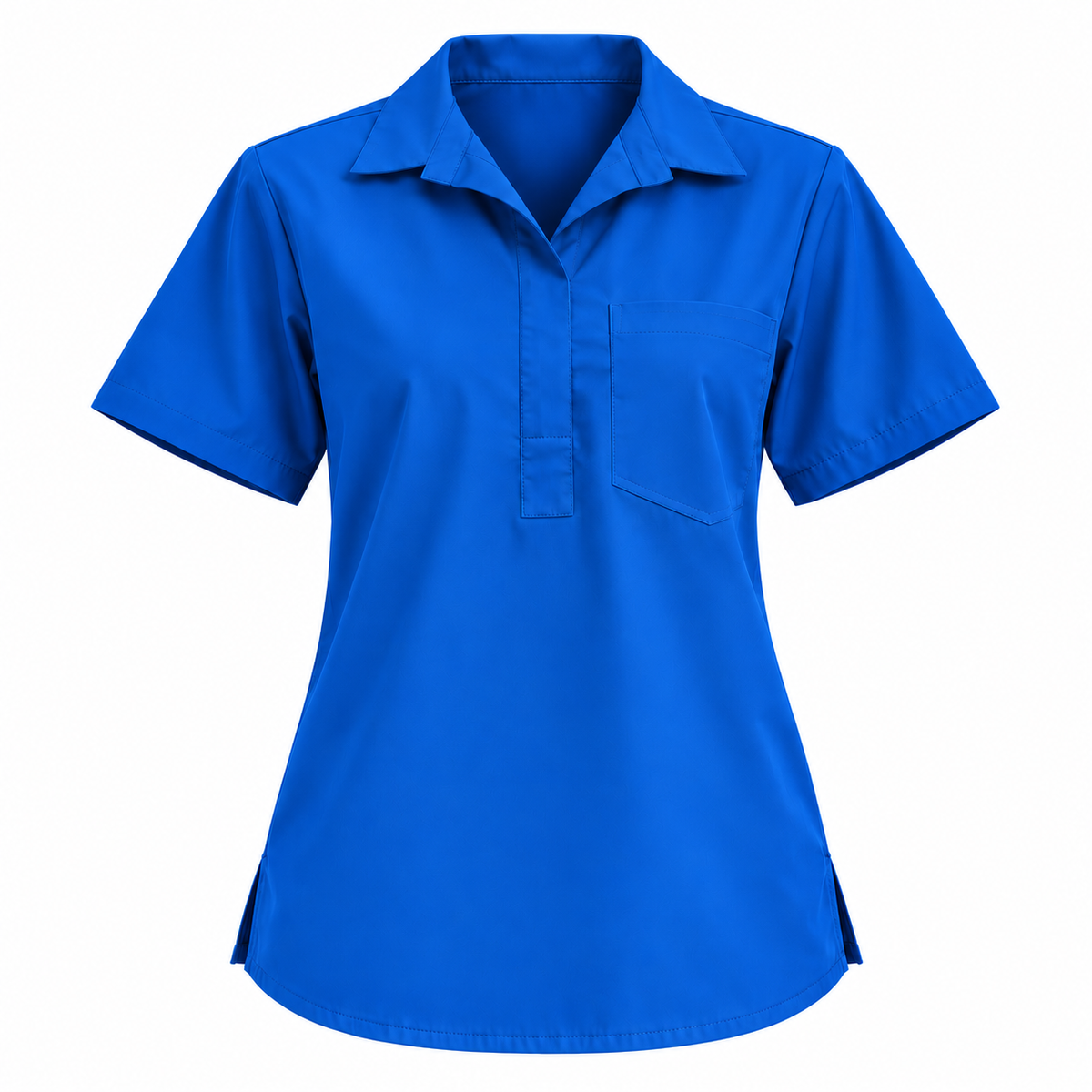 Femme Collar Scrub Top