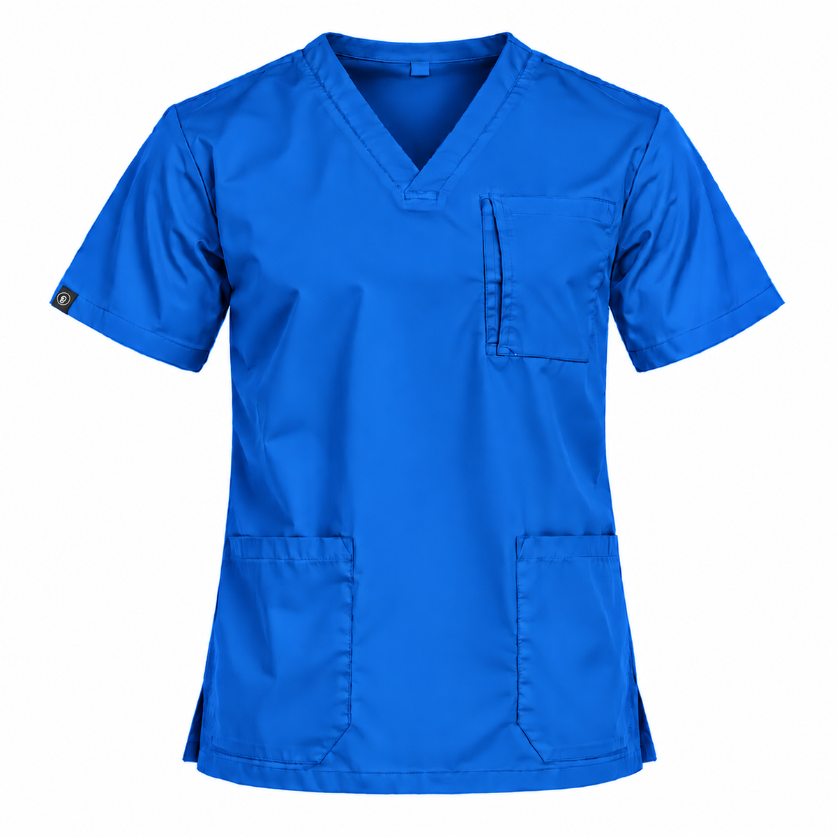 Tri Pocket Zip Scrub Top Men