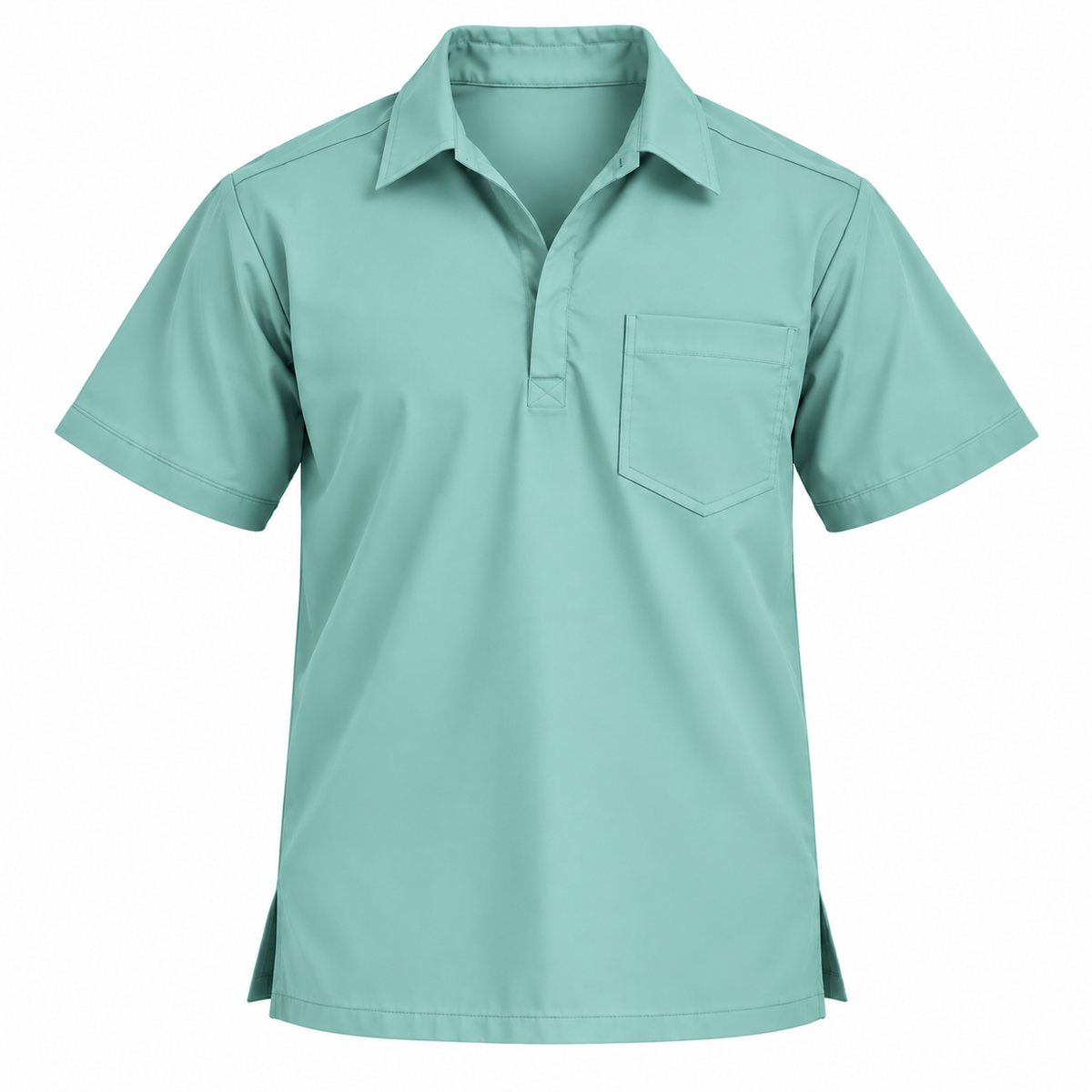 Urban Collar Scrub Top Men