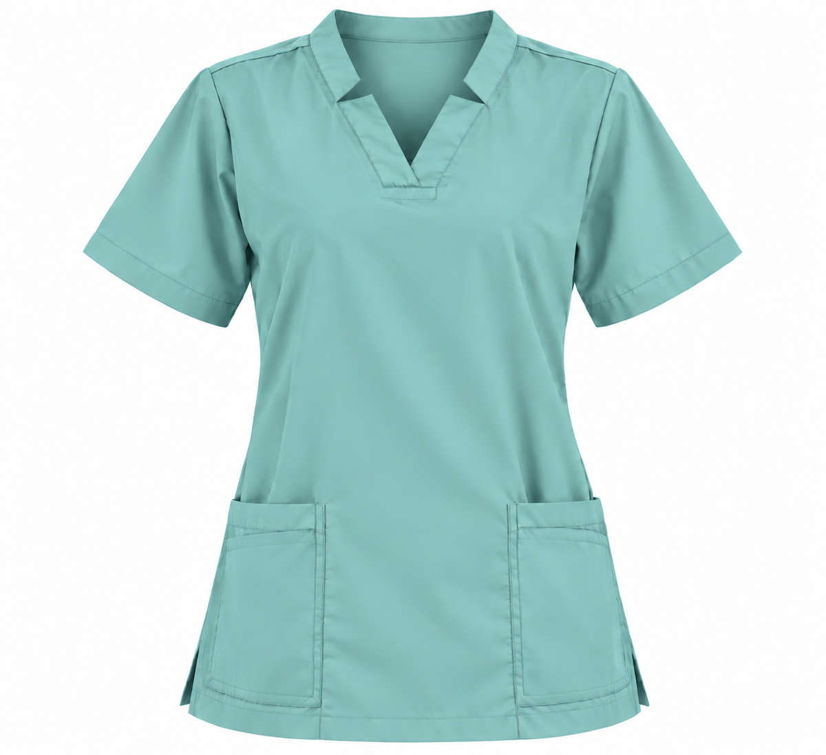 V Cut Neckline Scrub Top