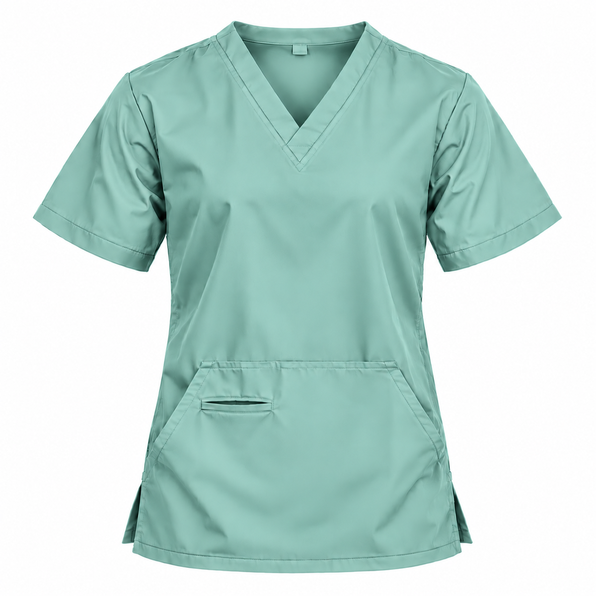 Pouch Pocket Scrub Top Men