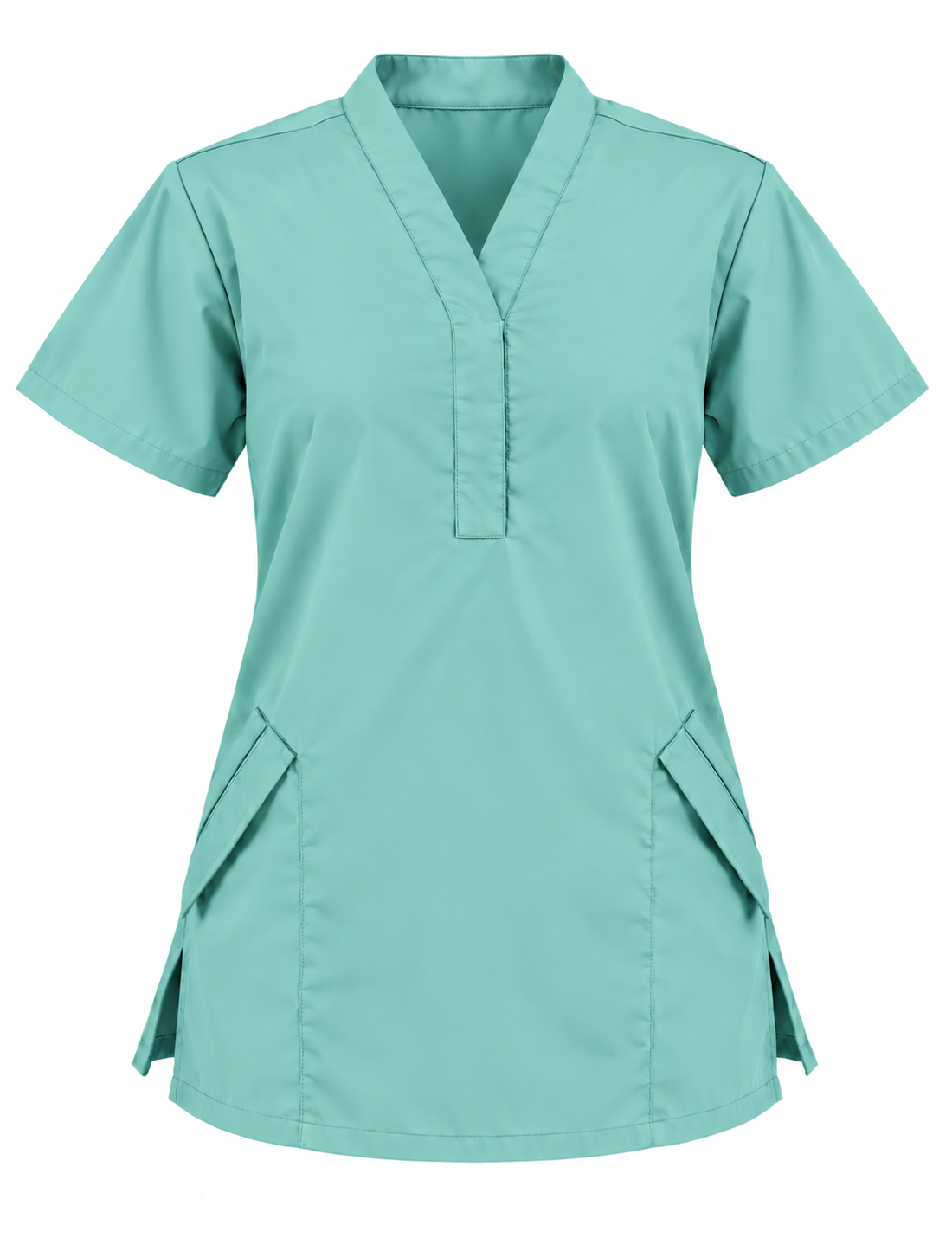 Slash Pocket Scrub Top