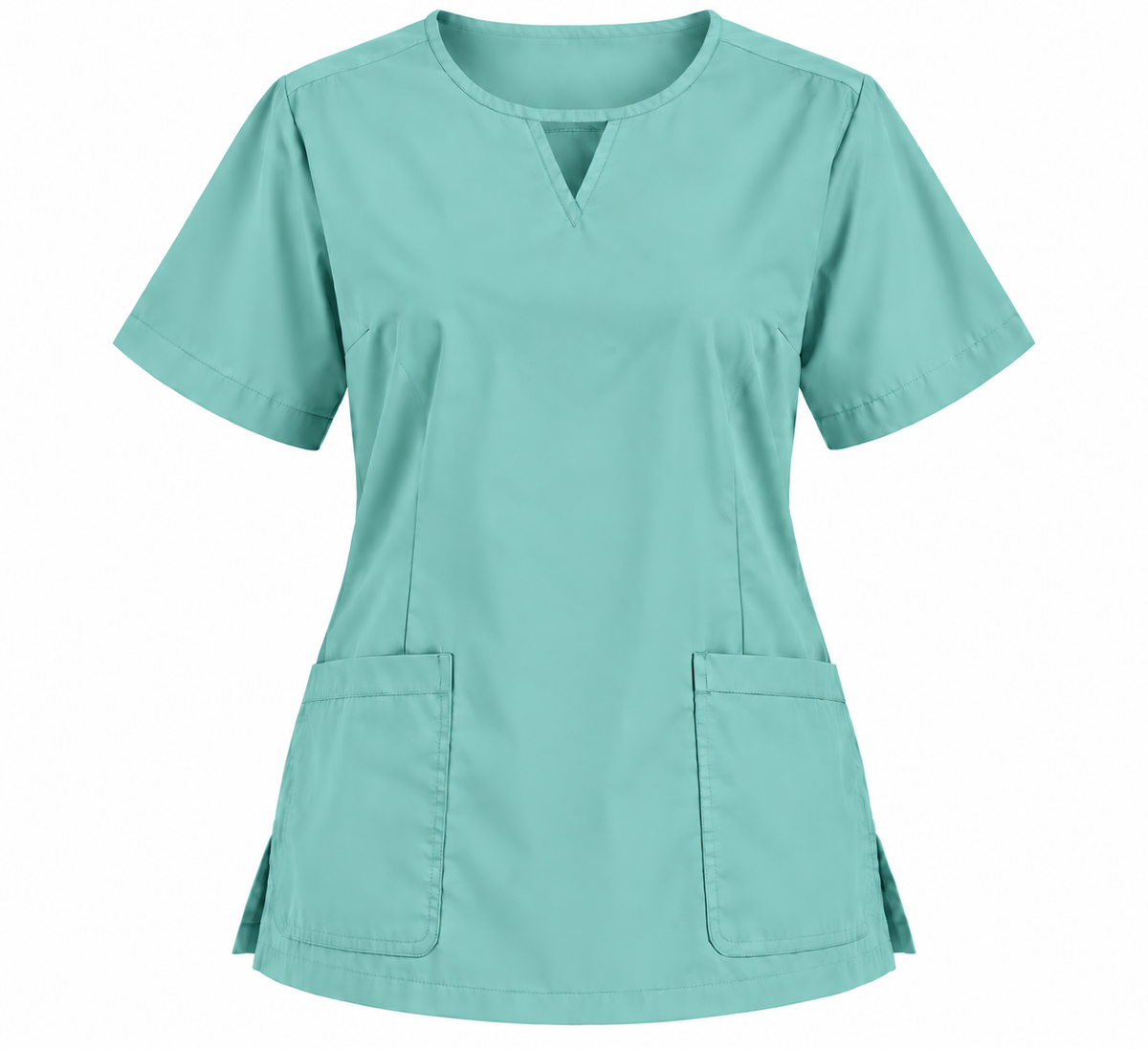 Key Neck Scrub Top