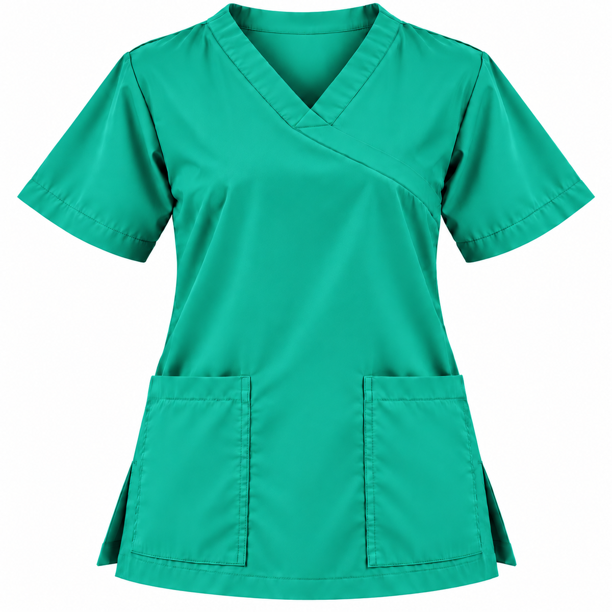Extended V Neckline Scrub Top