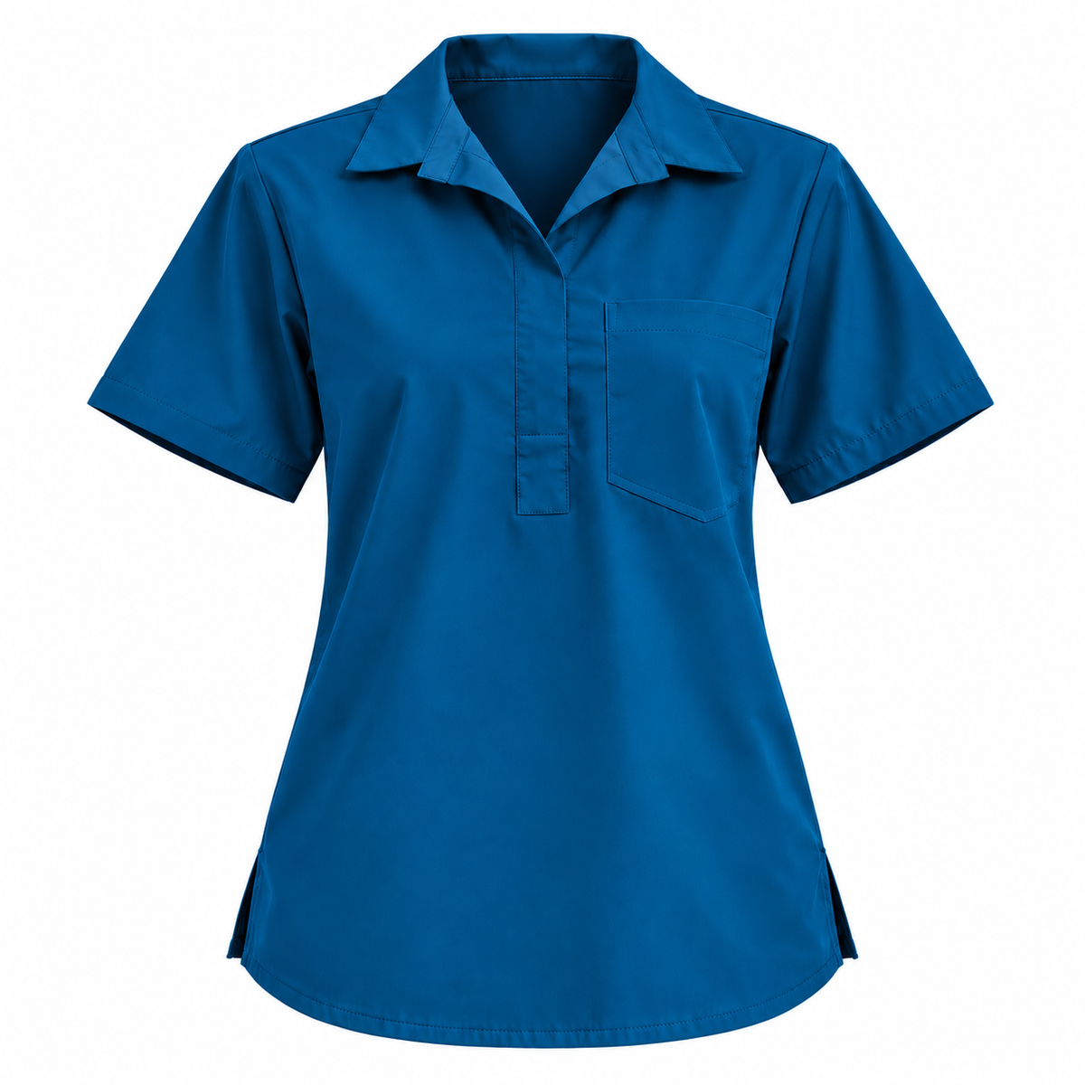 Femme Collar Scrub Top