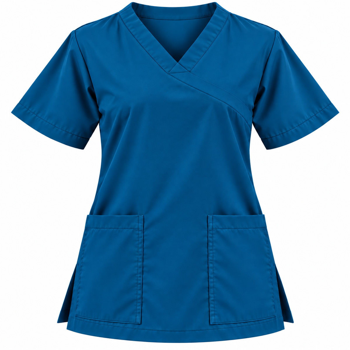 Extended V Neckline Scrub Top