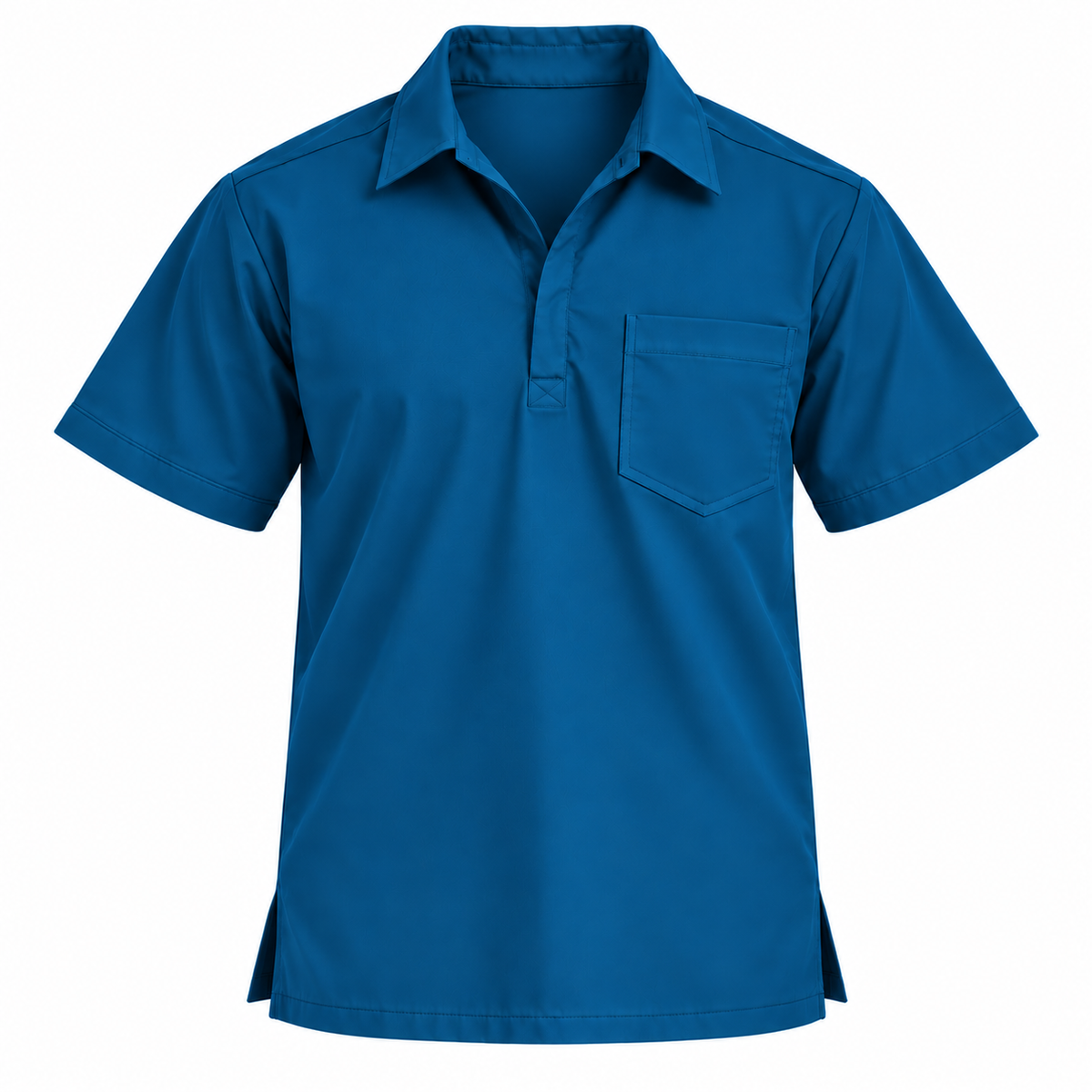 Urban Collar Scrub Top Men