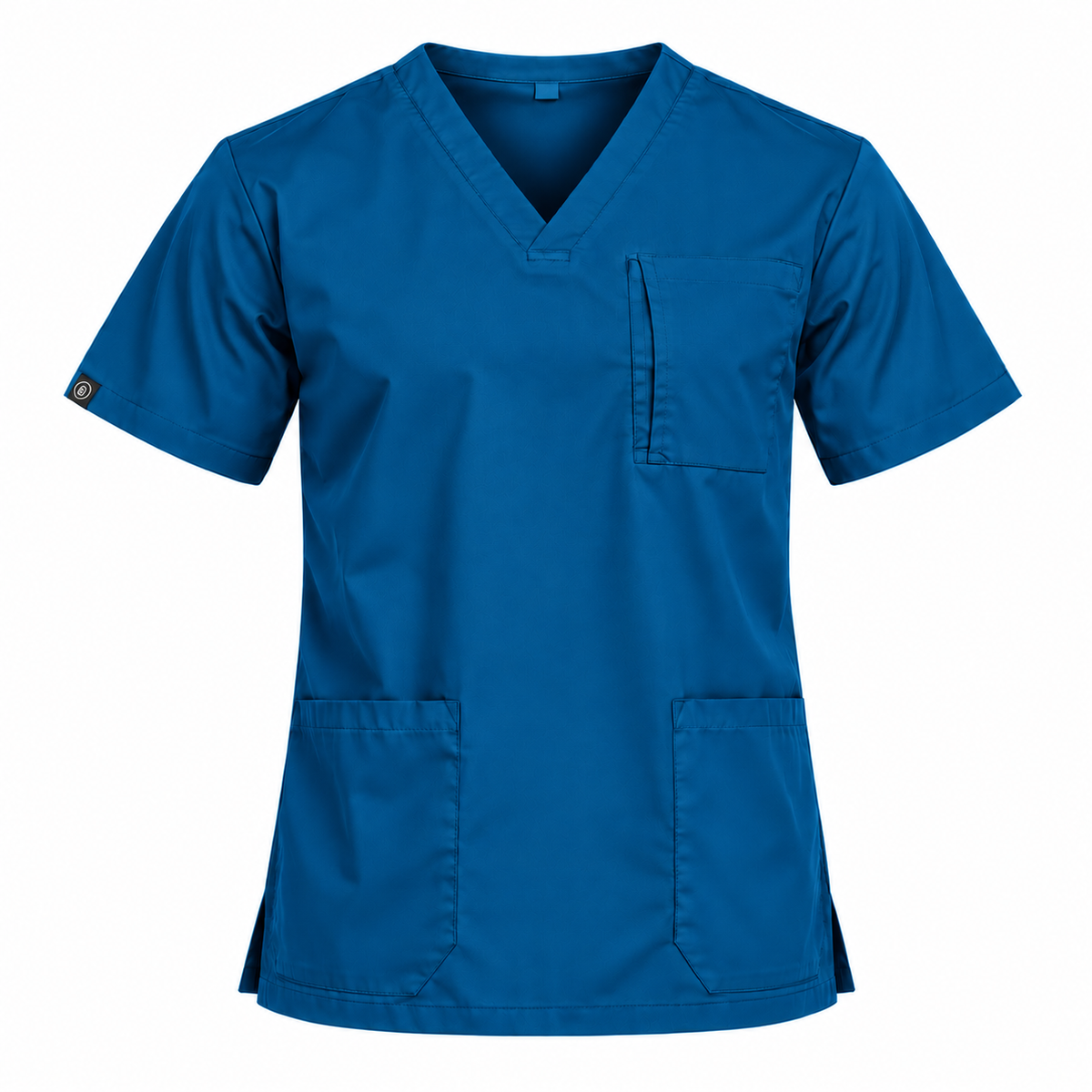Tri Pocket Zip Scrub Top Men