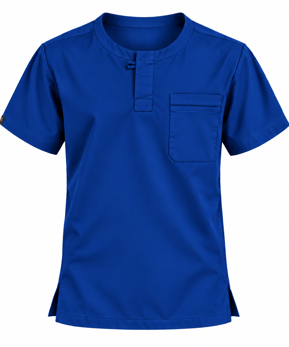 Front Placket Scrub Top Men