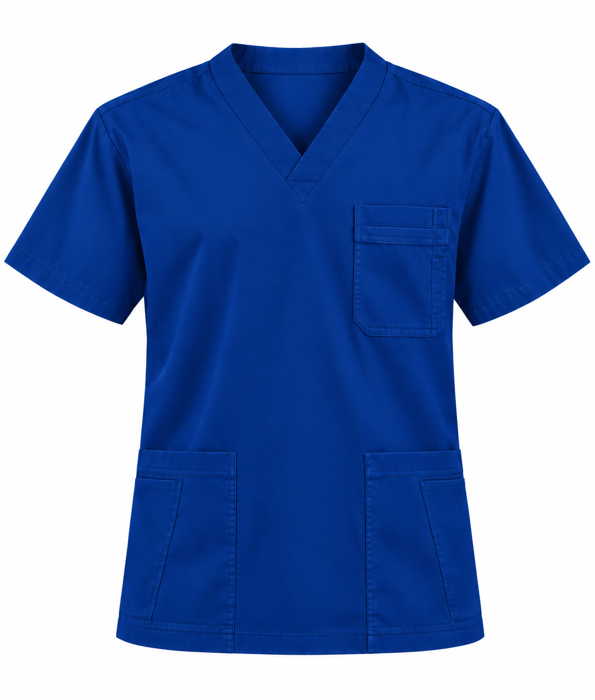 Basic V-Neck Scrub Top Men