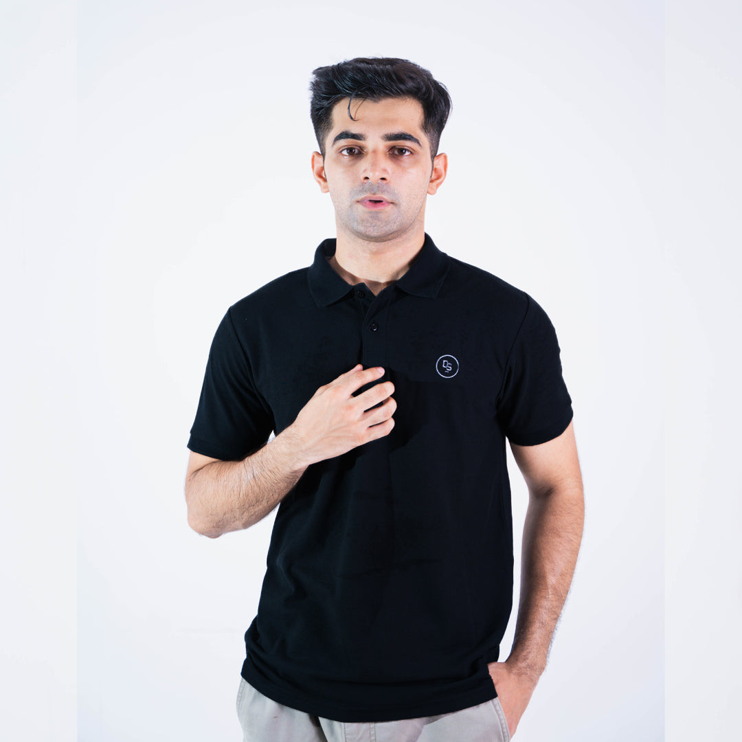 Unisex Polo Shirt - Black