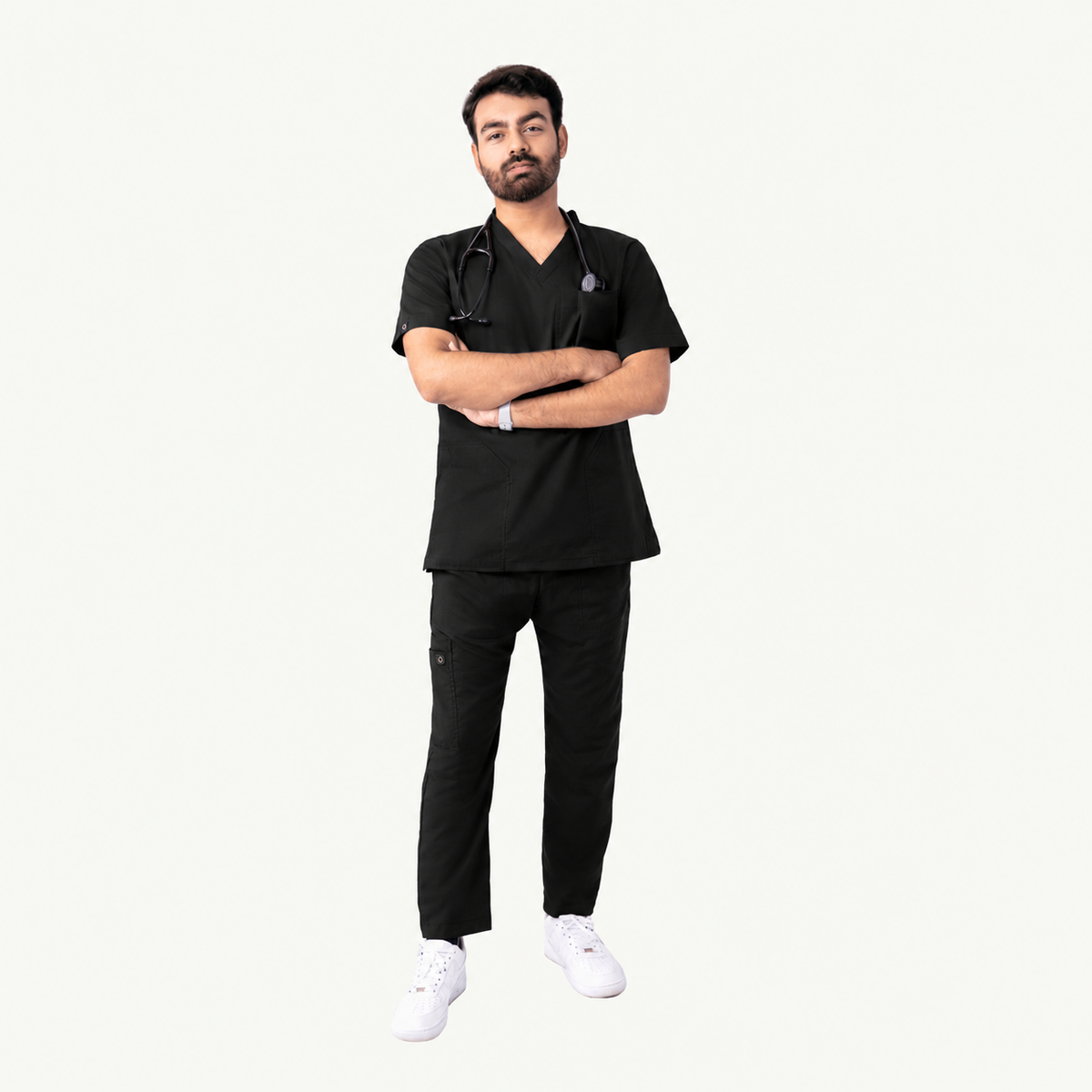 Men's Pen-Pocket Medical Scrub Set