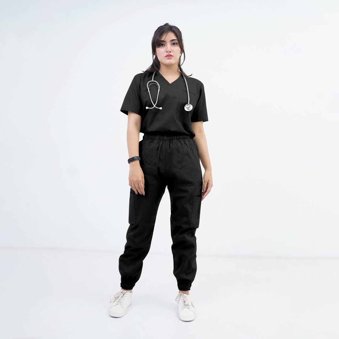 Women's Two-Pocket Medical Scrub Set