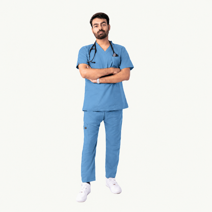 Men's Pen-Pocket Medical Scrub Set