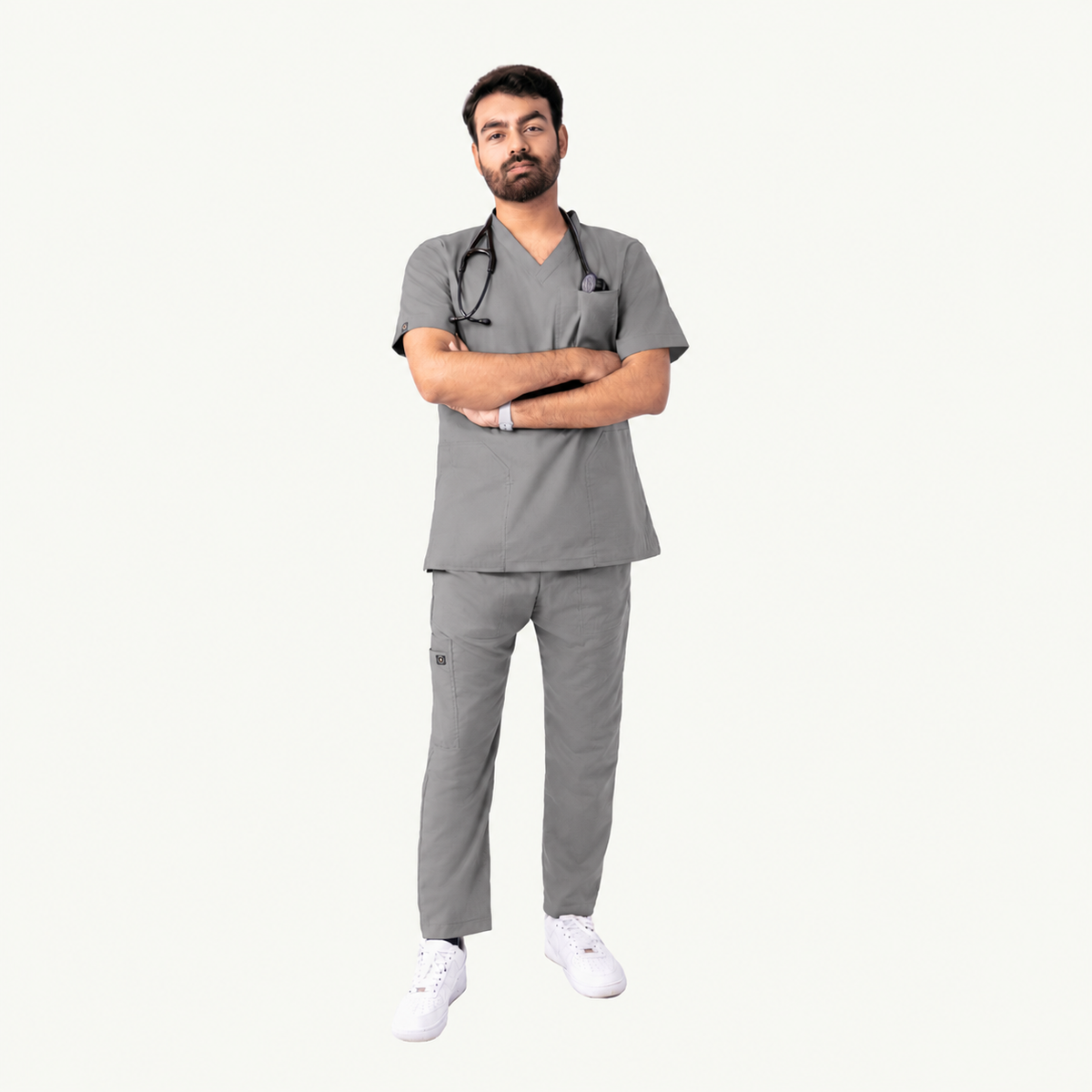 Men's Pen-Pocket Medical Scrub Set