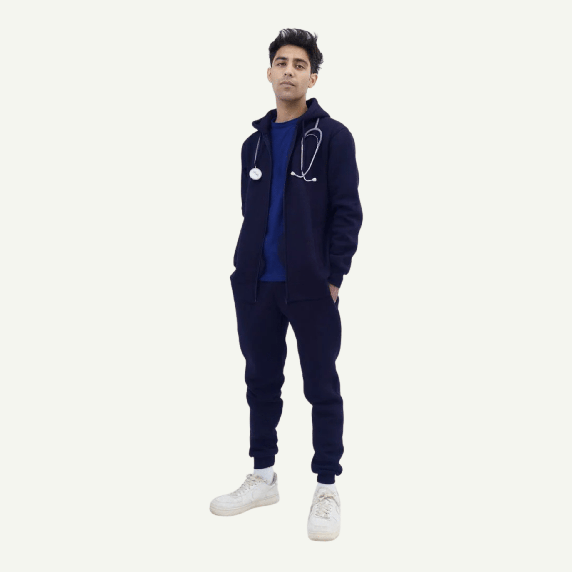 Essential Hoodie - Navy - dr.stitchess