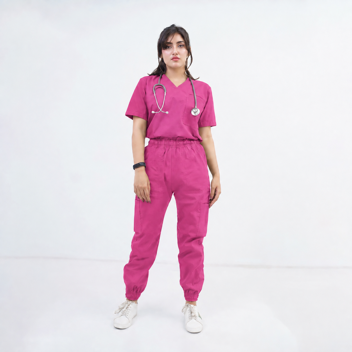 Women's Two-Pocket Medical Scrub Set