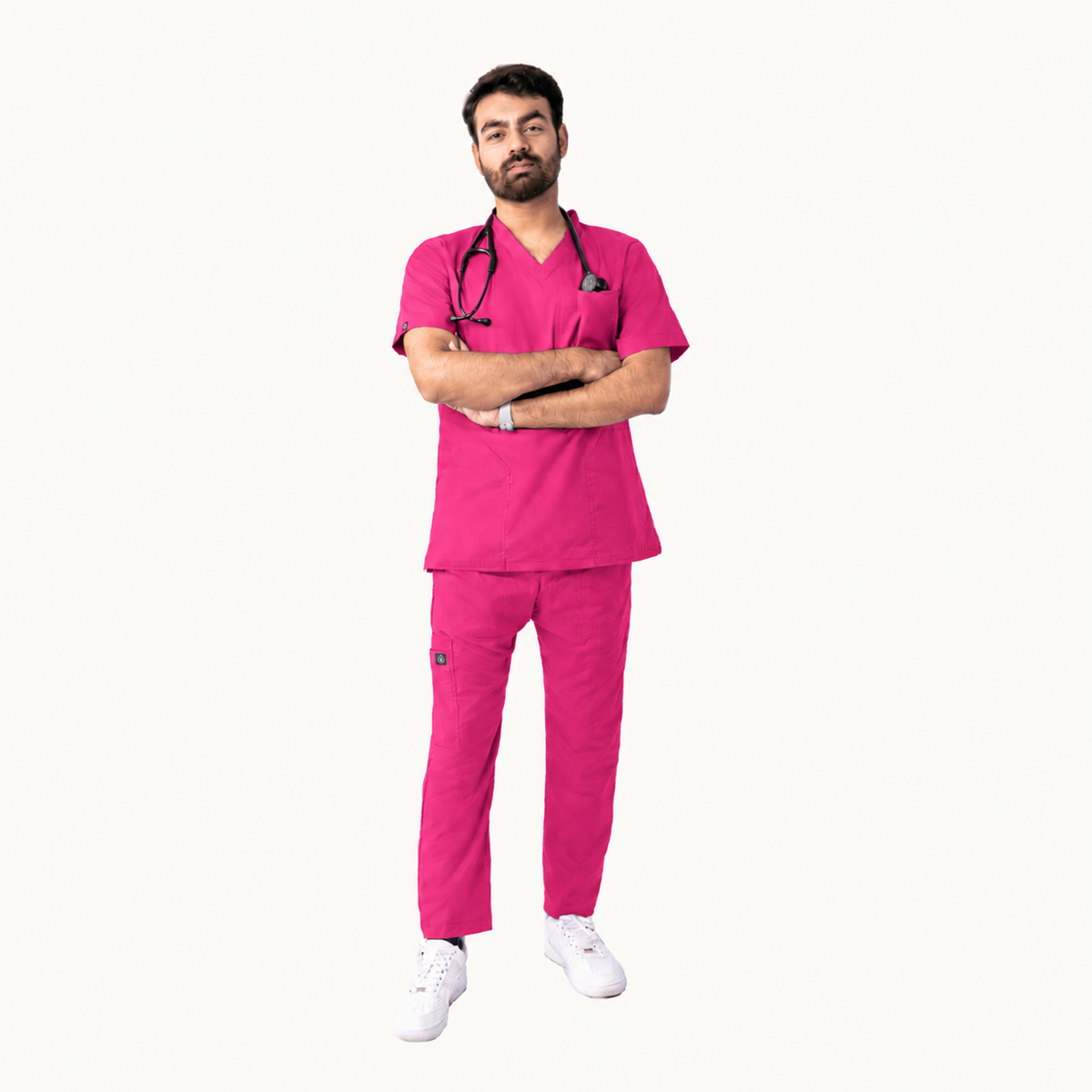 Men's Pen-Pocket Medical Scrub Set