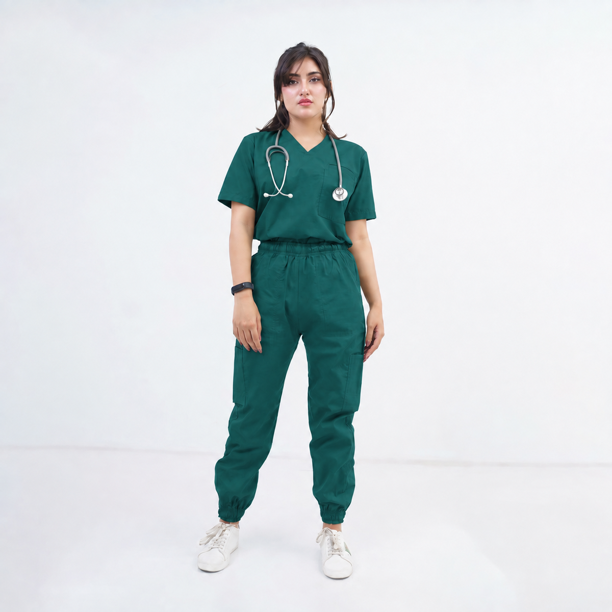 Women's Two-Pocket Medical Scrub Set